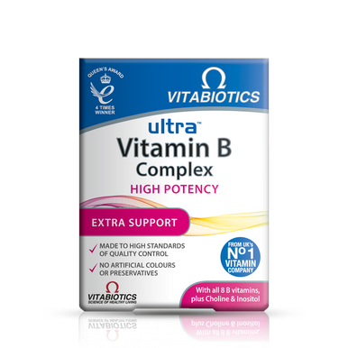Vitabiotics Ultra Vitamin B Complex High Potency 60 Tablets
