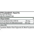 Vitamin D/K2 1oz by Thorne Research