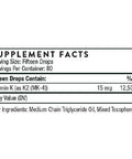 Vitamin K2 Drops 1oz by Thorne Research