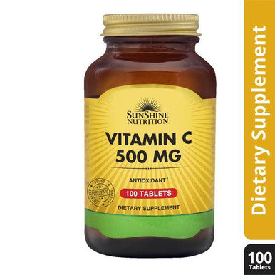 Sunshine Nutrition Vitamin C 500mg 100 Tablets