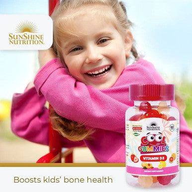 Sunshine Nutrition Cool Gummies Vitamin D3 60's Gummies