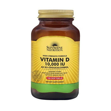 Sunshine Nutrition Vitamin D 10000 Iu Softgels 100's