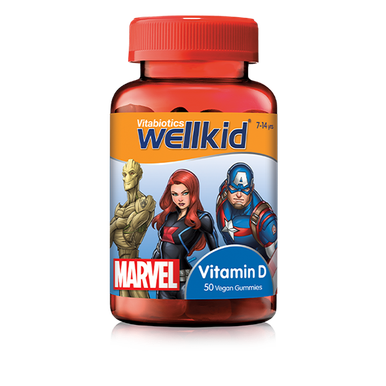 Vitabiotics Wellkid Marvel Vitamin D 50 Vegan Gummies