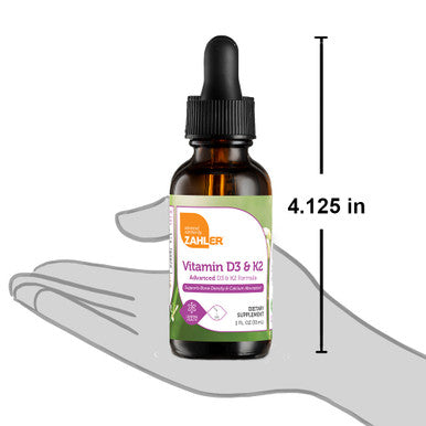 Zahler's Vitamin D3 And K2 Liquid General Health 30 Ml