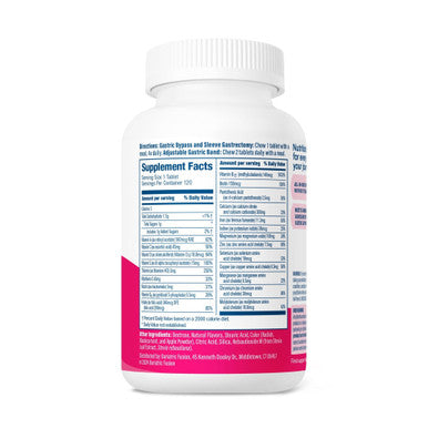 Bariatric Fusion Wild Cherry Complete Chewable Multivitamin 120 Tablets