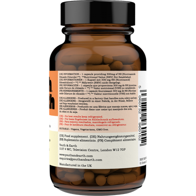 Youth & Earth NR Nicotinamide Riboside Chloride 30's