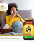 Sunshine Nutrition Zinc 50 mg 100 Tablets